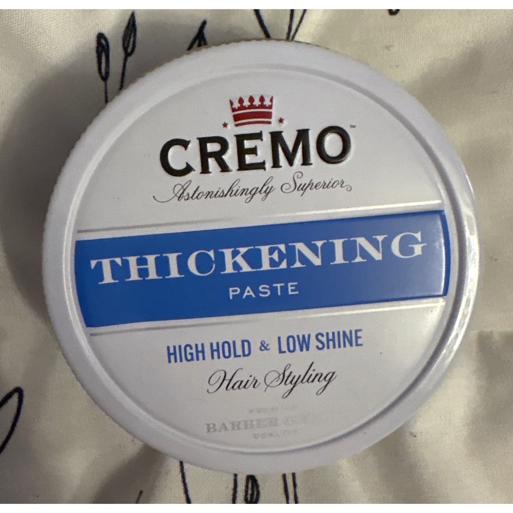 NEW Cremo High Hold Low Shine Hair Styling Thickening Paste